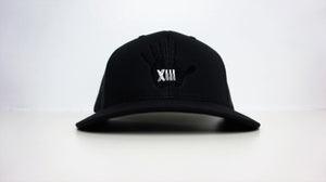 Limited edition all black retro trucker X Black logo