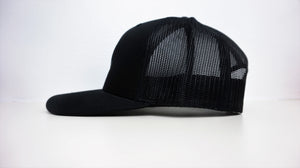 Limited edition all black retro trucker X Black logo