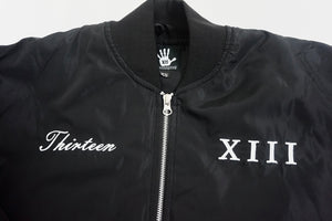 Dark Night All Black Unisex Bomber Jacket