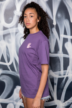 All Purple Unisex Limited Short Sleeve T-Shirt X Pink logo